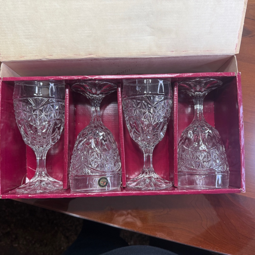 Crystal D'Adriana Crystal Glass Set